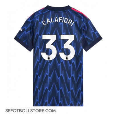 Arsenal Riccardo Calafiori #33 Replika Bortatröja Dam 2025-26 Kortärmad Arsenal Riccardo Calafiori #33 Replika Bortatröja Dam 2025-26 Kortärmad